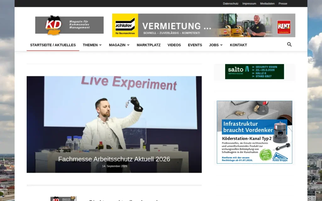 Startseite von KOMMUNAL DIREKT