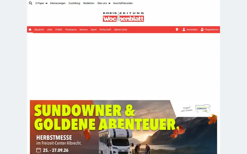 Startseite von Kreiszeitung Wochenblatt