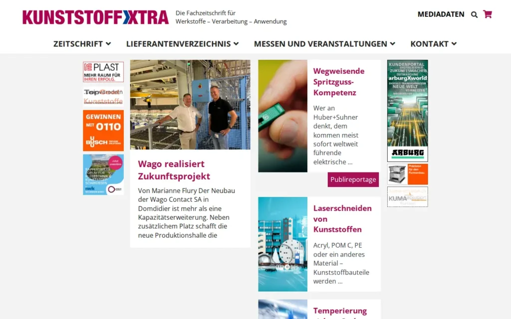 Startseite von KunststoffXtra