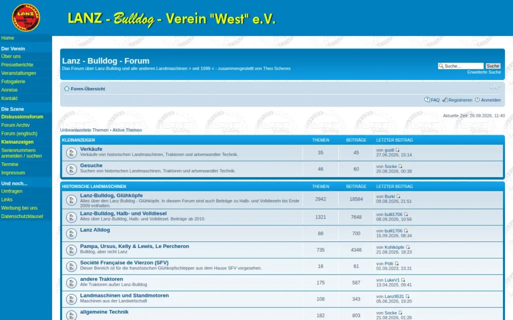 Startseite von Lanz-Bulldog-Forum