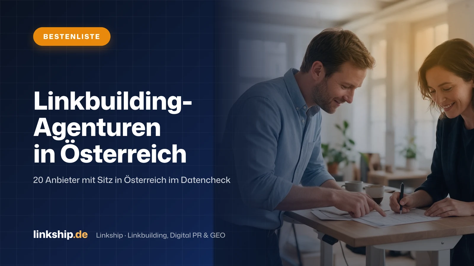 Titelkarte: Linkbuilding-Agenturen in Österreich – Bestenliste, Linkship