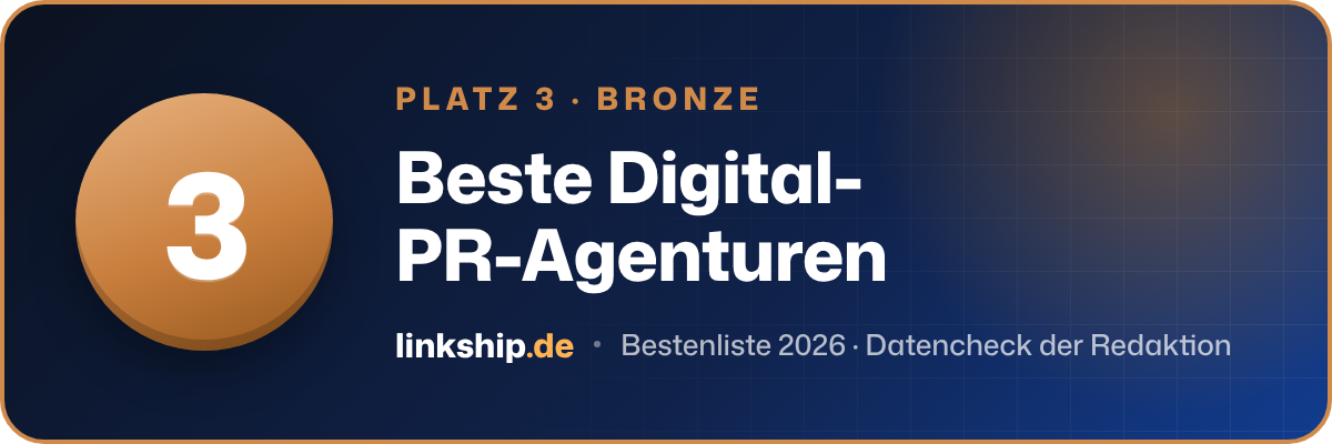 Platz 3 – Beste Digital-PR-Agenturen