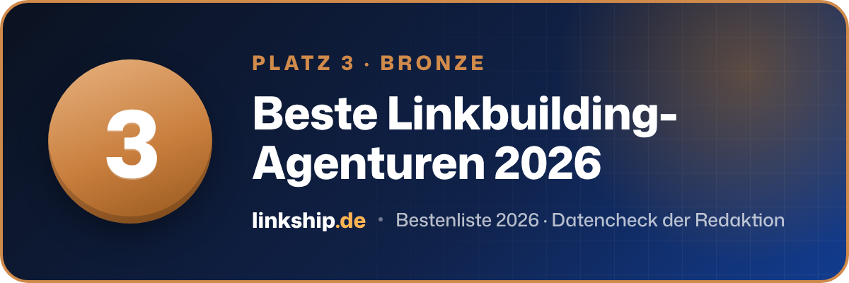 Platz 3 – Beste Linkbuilding-Agenturen 2026
