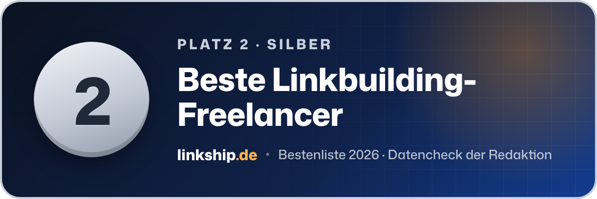 Platz 2 – Beste Linkbuilding-Freelancer
