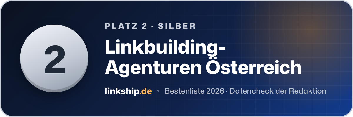 Platz 2 – Linkbuilding-Agenturen Österreich