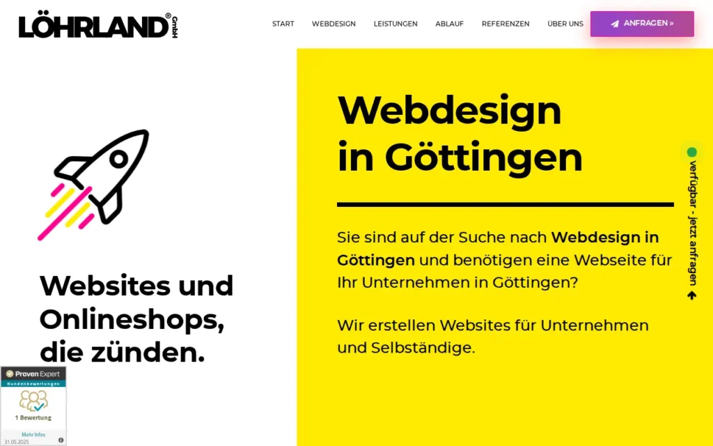 Startseite von LÖHRLAND GmbH