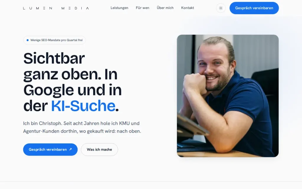 Startseite von Lumen Media