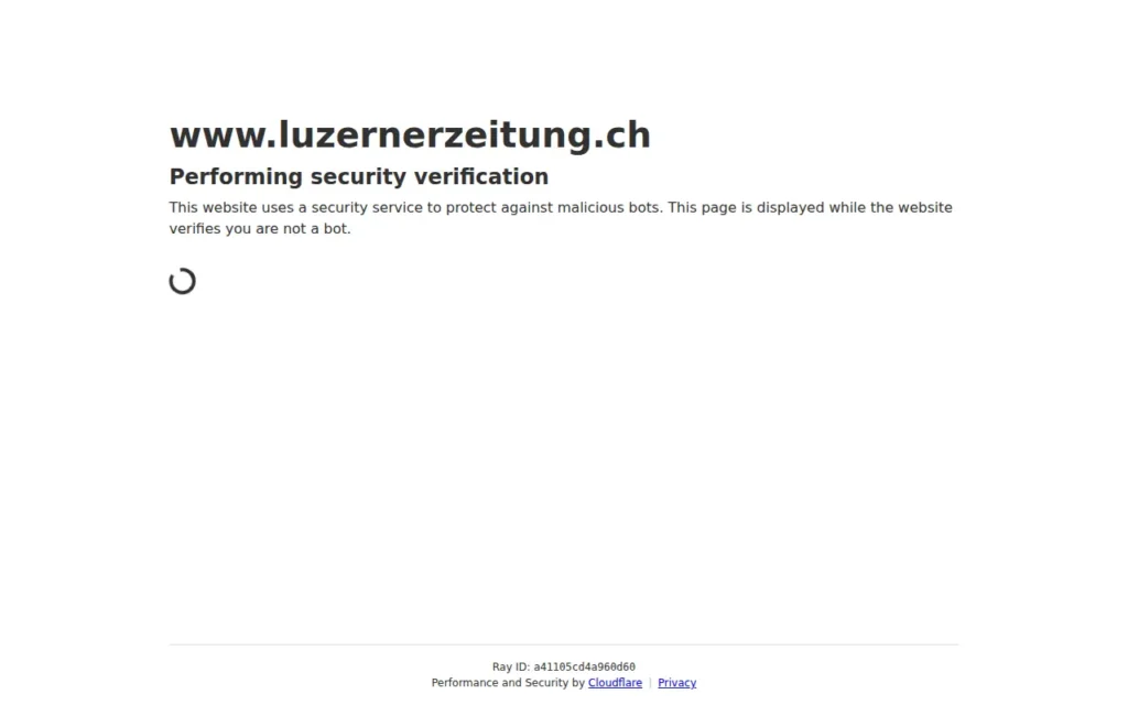 Startseite von Luzerner Zeitung (luzernerzeitung.ch)