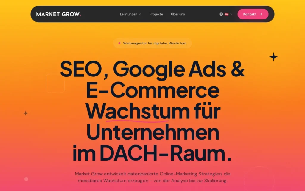 Startseite von Market Grow (wunu webLab OG)