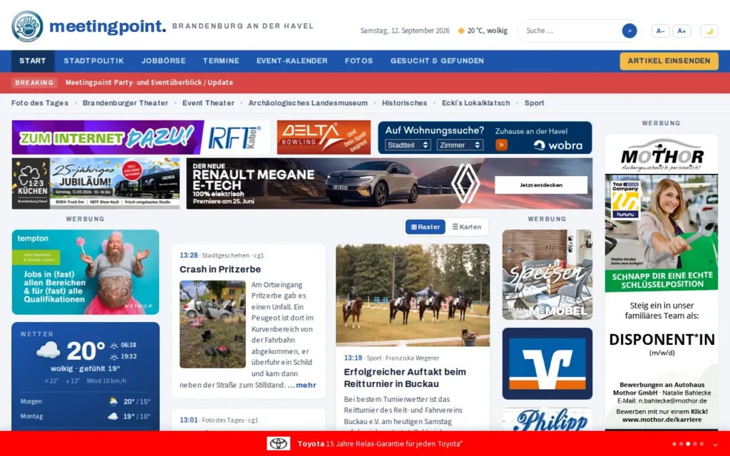 Startseite von Meetingpoint Brandenburg