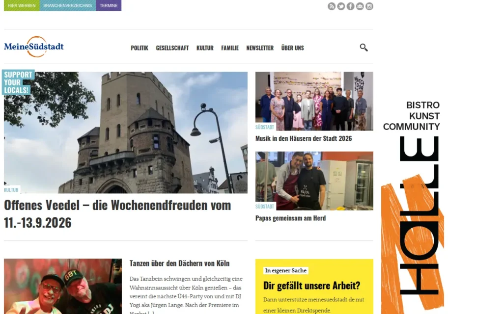 Startseite von Meine Südstadt