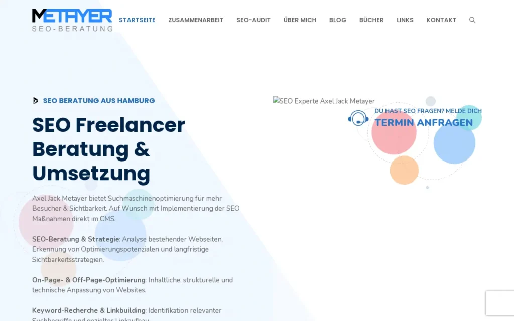 Startseite von Metayer.de