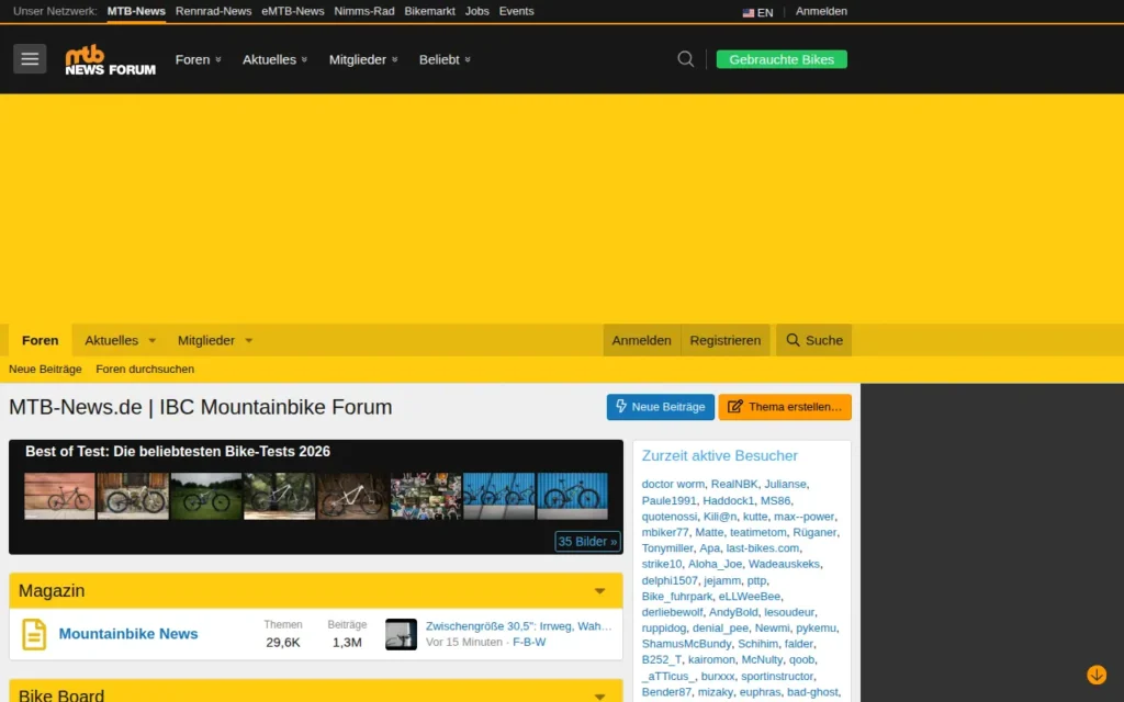 Startseite von MTB-News.de Forum (IBC)