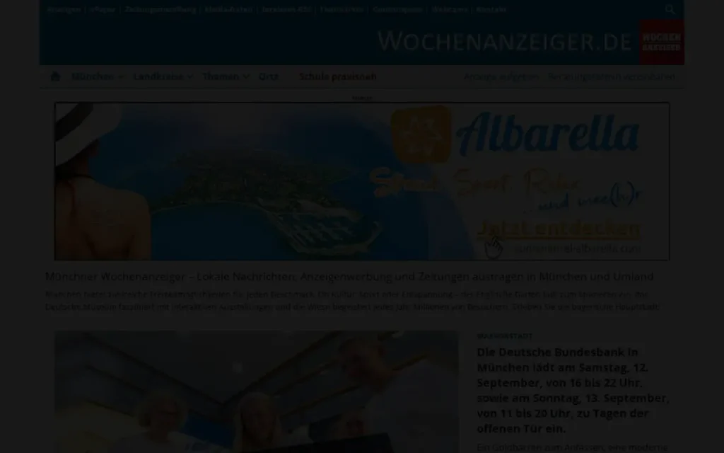 Startseite von Münchner Wochenanzeiger