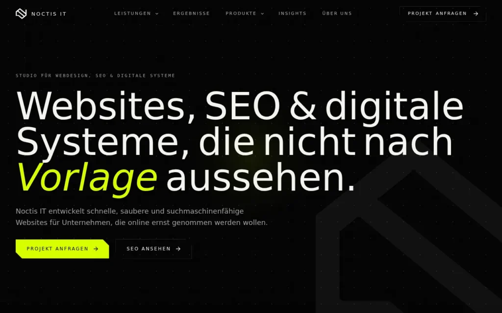 Startseite von Noctis IT e.U.
