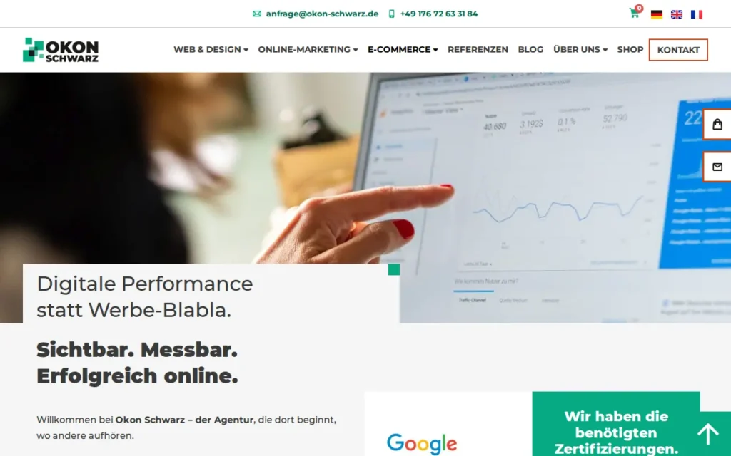 Startseite von Okon Schwarz GmbH