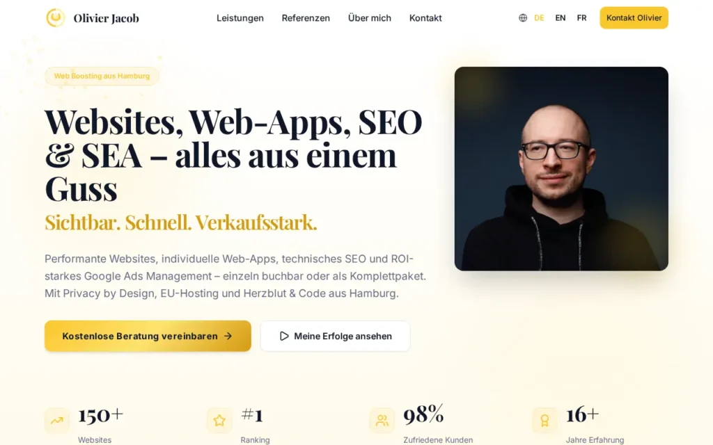 Startseite von Olivier Jacob