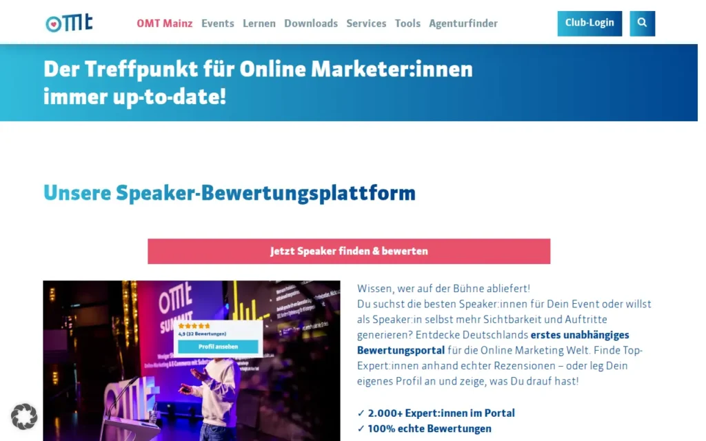 Startseite von OMT-Magazin / OMT-Blog