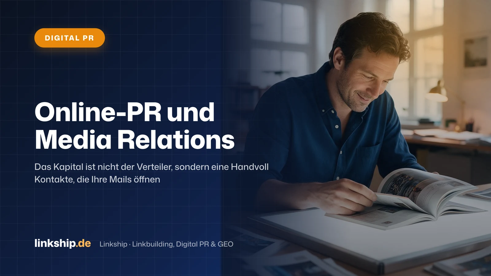 Titelkarte: Online-PR und Media Relations – Digital PR, Linkship