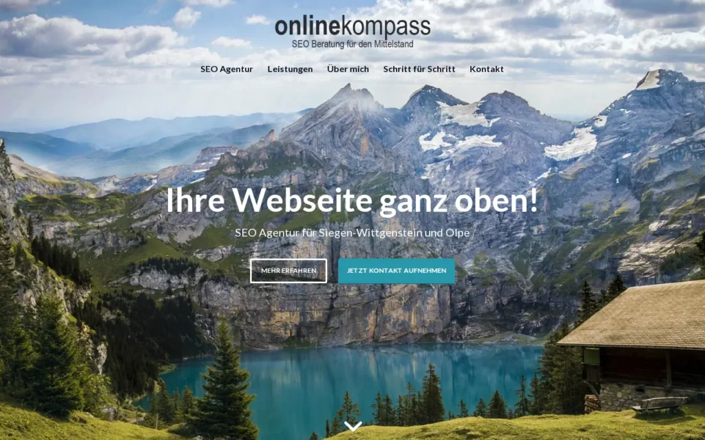 Startseite von Onlinekompass