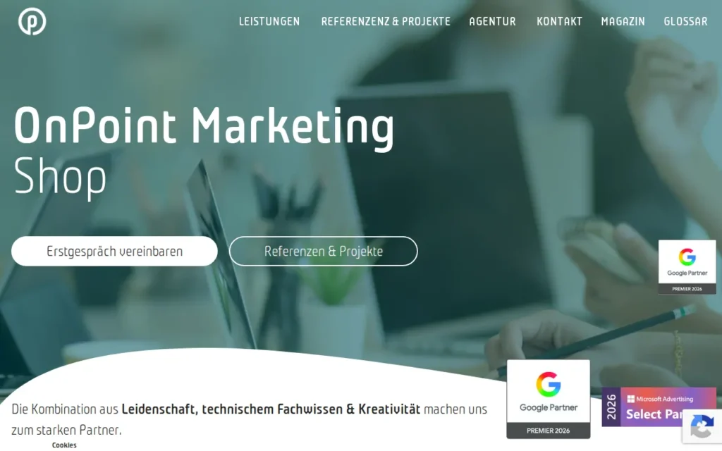Startseite von OnPoint GmbH