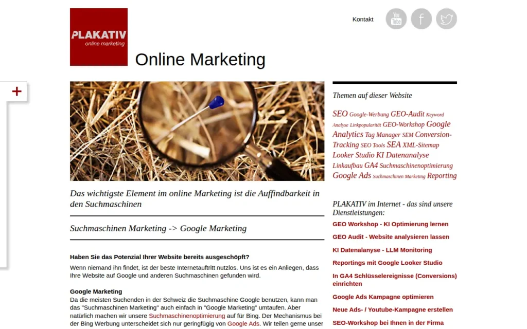 Startseite von PLAKATIV GmbH