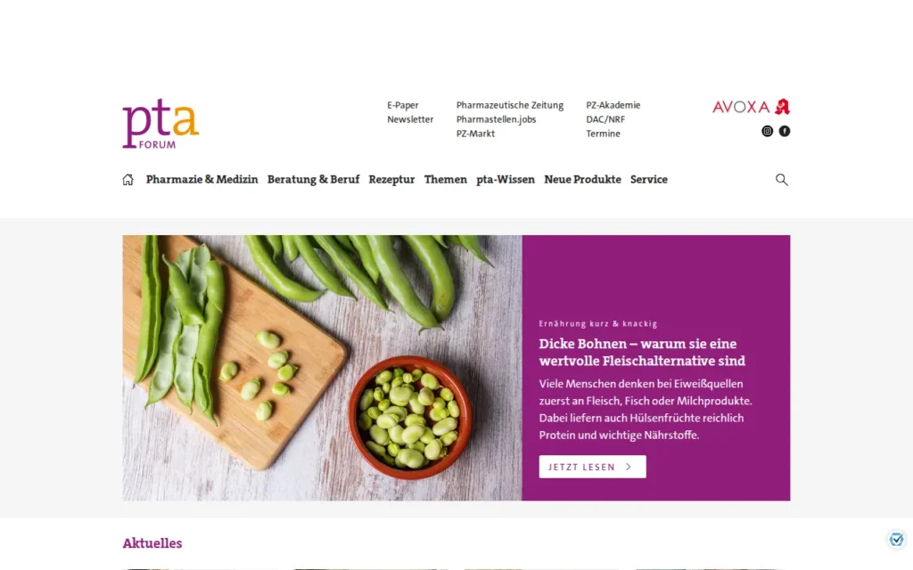 Startseite von PTA-Forum