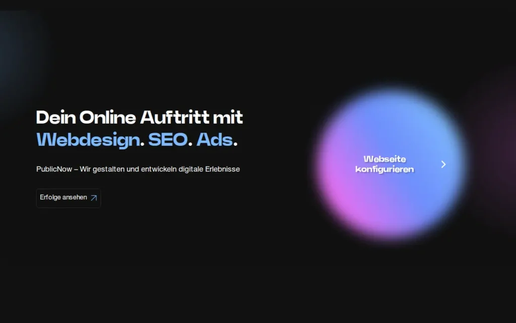 Startseite von PublicNow KLG
