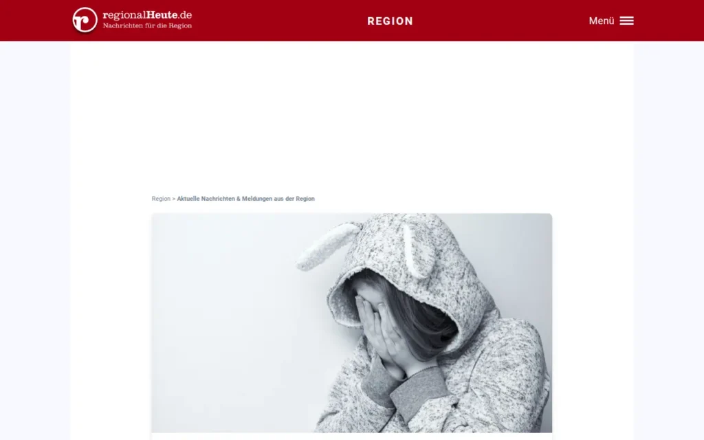 Startseite von regionalHeute.de