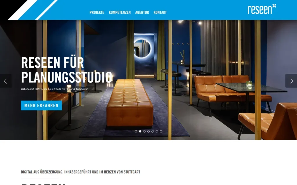Startseite von reseen GmbH
