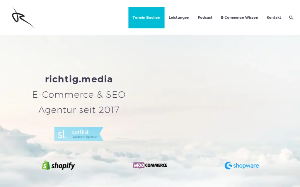 Startseite von richtig.media
