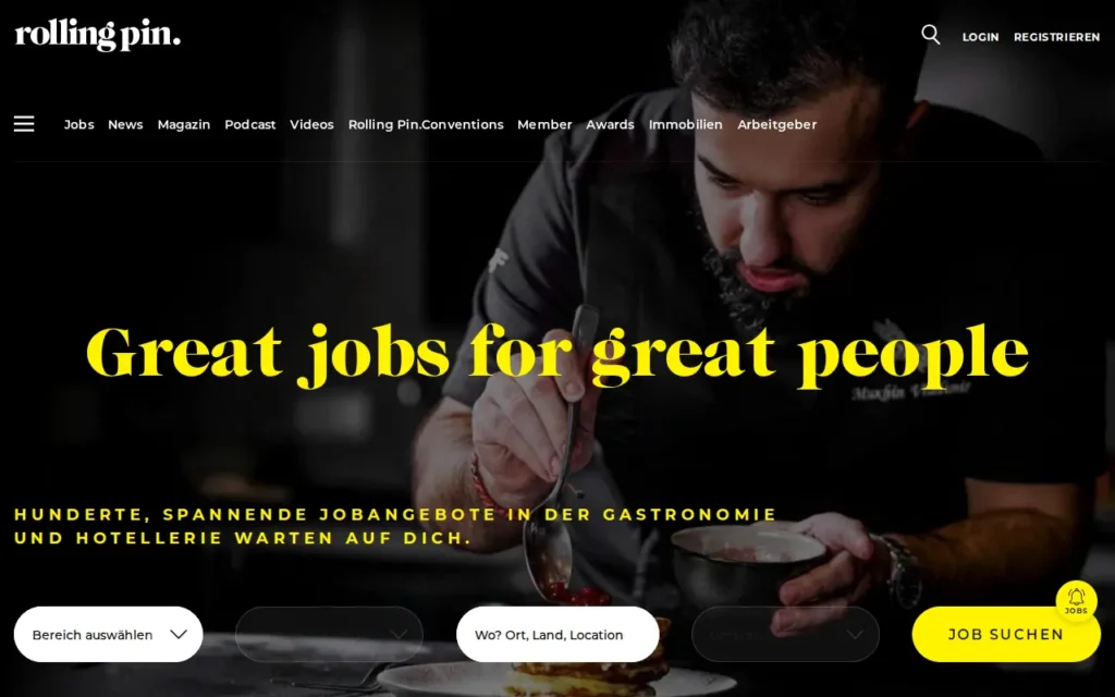 Startseite von Rolling Pin