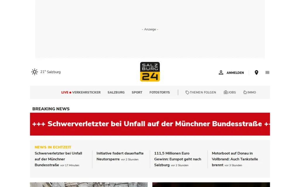 Startseite von SALZBURG24