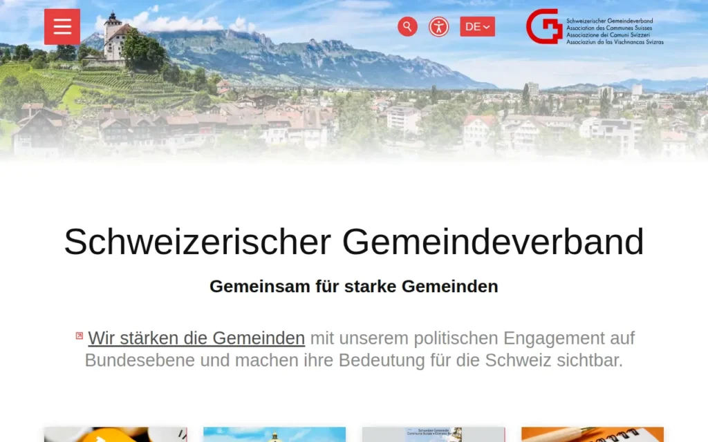 Startseite von Schweizer Gemeinde