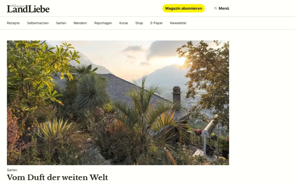 Startseite von Schweizer LandLiebe