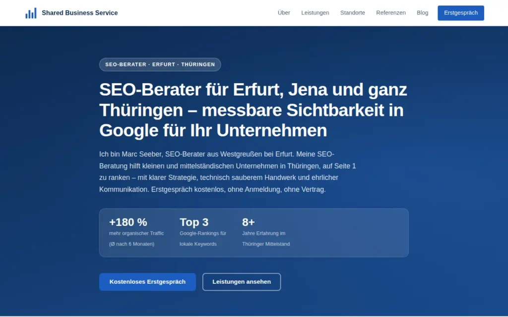 Startseite von seebi