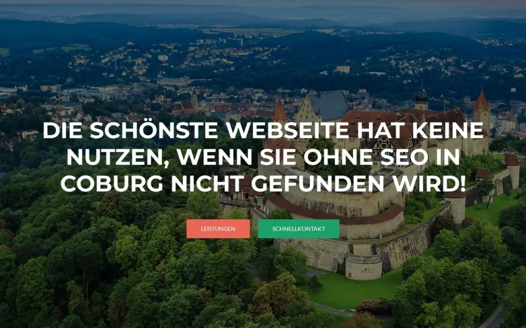 Startseite von SEO Coburg (European Business Connect e.K.)