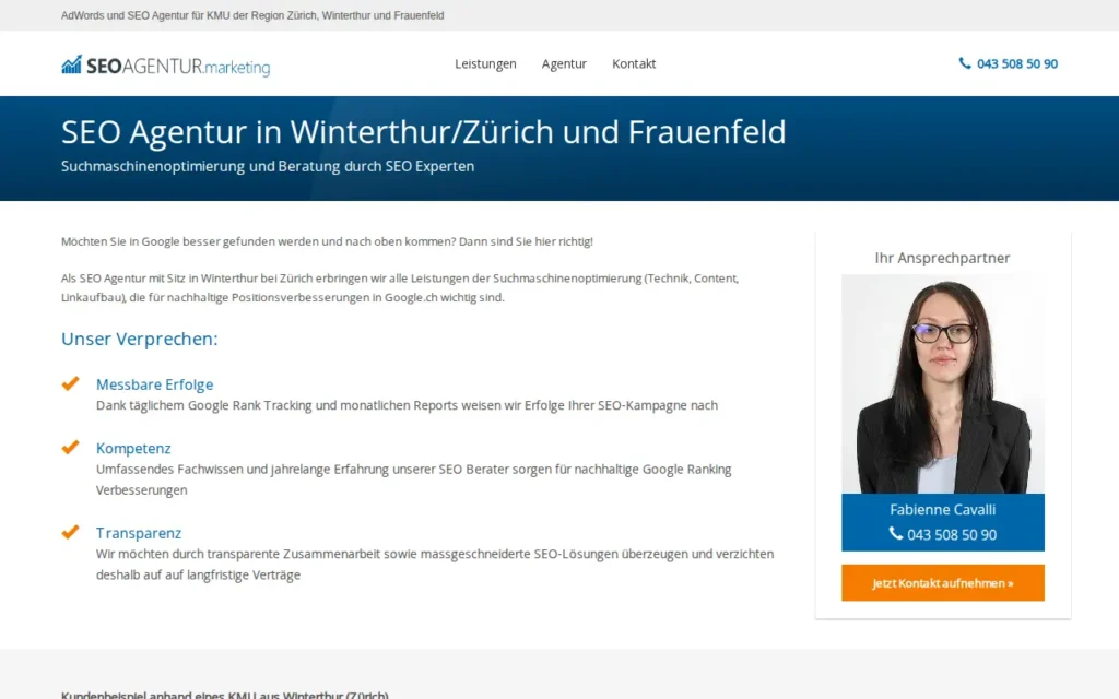 Startseite von SEOAGENTUR.MARKETING