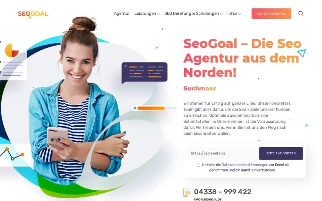 Startseite von SeoGoal