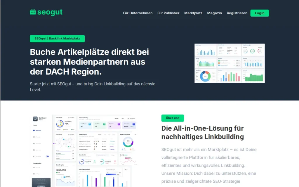 Startseite von SEOgut