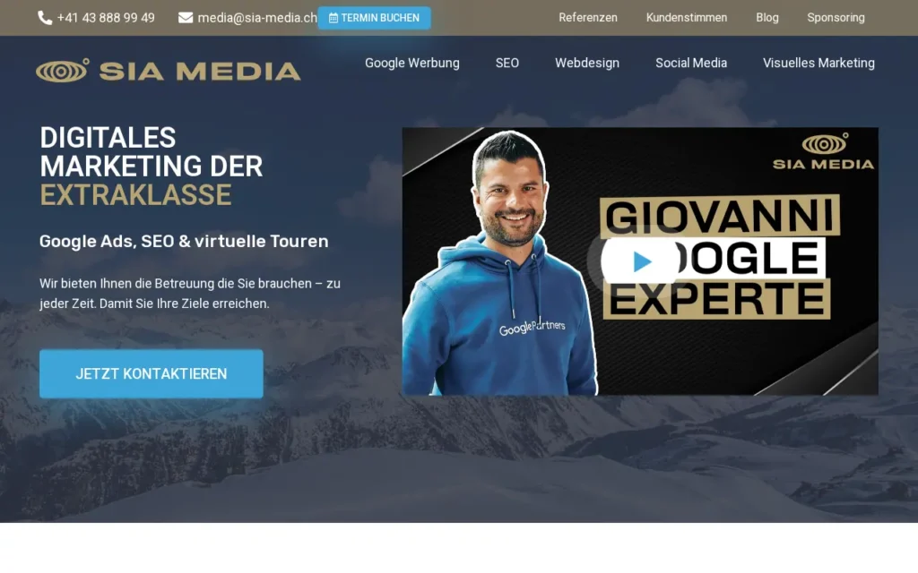 Startseite von SIA MEDIA (ONE SIA MEDIA GmbH)