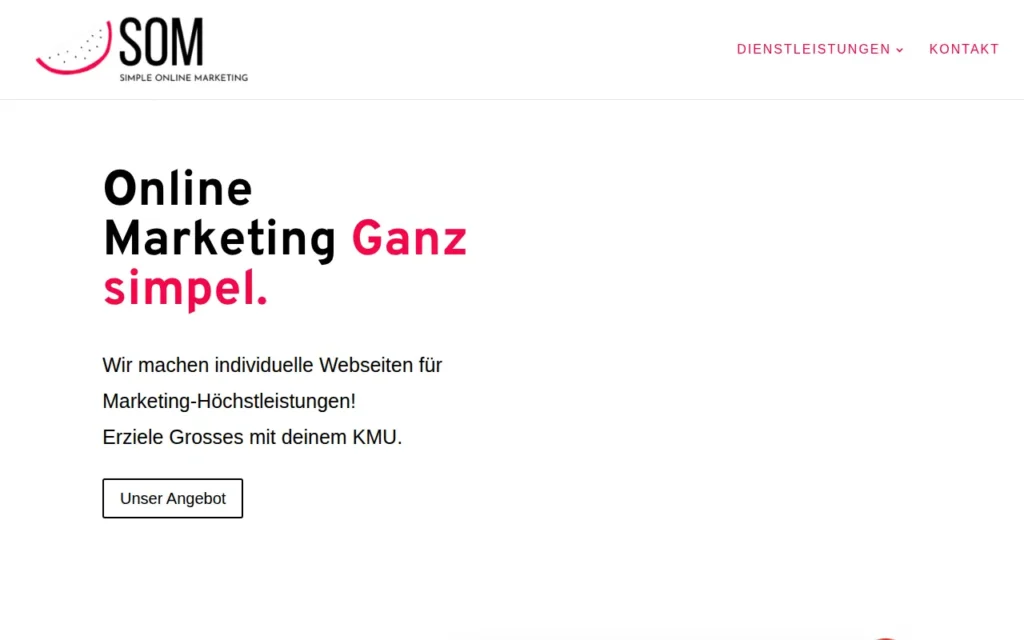 Startseite von Simple Online Marketing GmbH