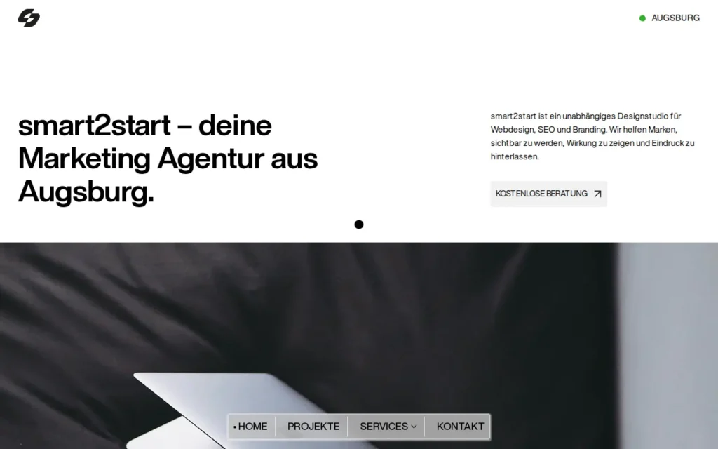 Startseite von smart2start