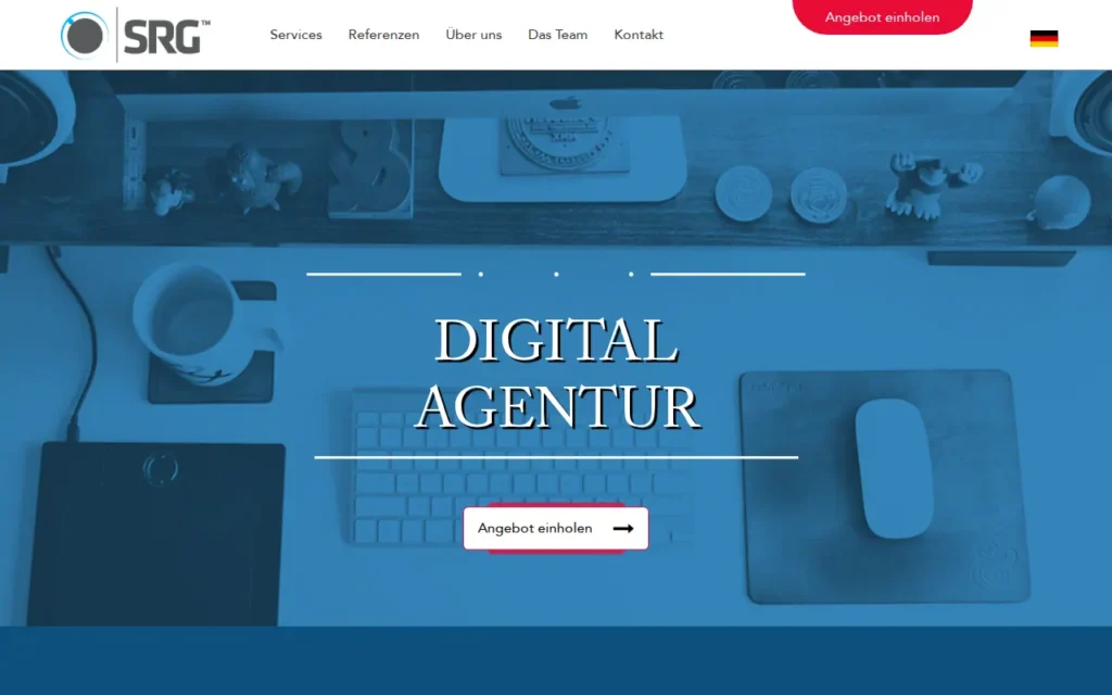Startseite von SRG IT & Marketing GmbH