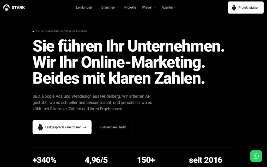 Startseite von stark.marketing GmbH (STARK)