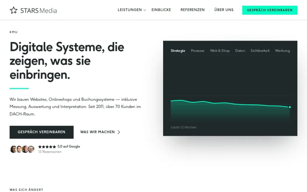 Startseite von Stars Media IT GmbH