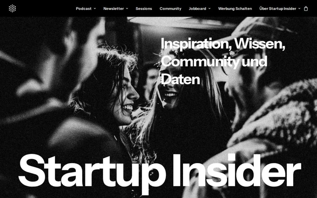 Startseite von Startup Insider