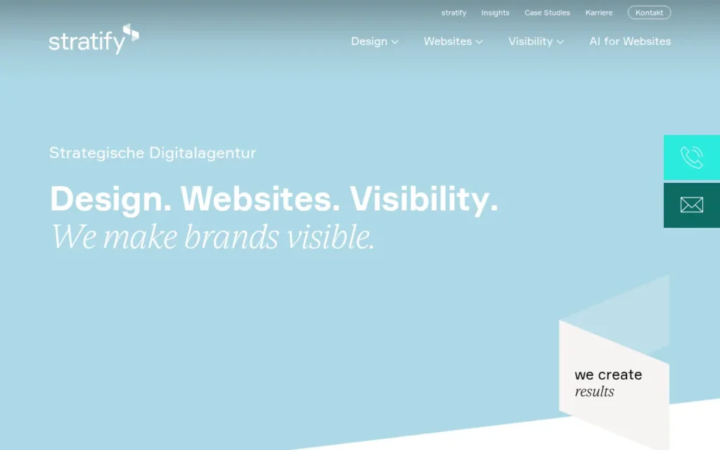 Startseite von Stratify Result GmbH (stratify)