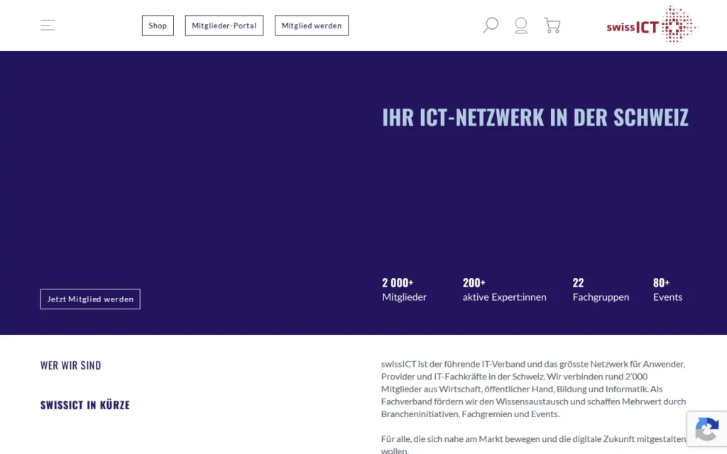 Startseite von swissICT Magazin & Blog