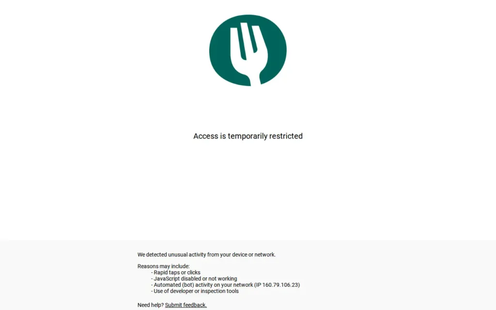 Startseite von TheFork